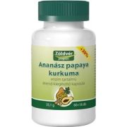 ZÖLDVÉR ANANÁSZ PAPAYA KURKUMA KAPSZULA 78DB