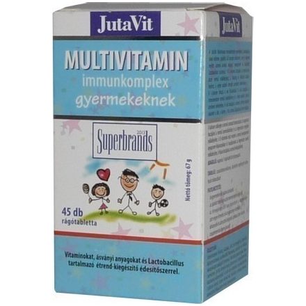 Jutavit multivitamin immunkomplex tabletta gyerekeknek 45db