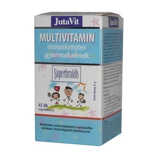 Jutavit multivitamin immunkomplex tabletta gyerekeknek 45db