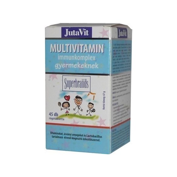 Jutavit multivitamin immunkomplex tabletta gyerekeknek 45db