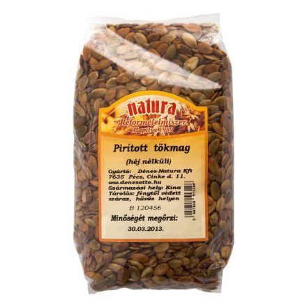 DÉNES-NATURA PIRÍTOTT TÖKMAG HÉJNÉLKÜLI 250G
