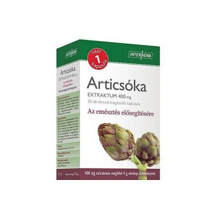 INTERHERB NAPI 1 ARTICSÓKA EXTRAKTUM KAPSZULA 30DB