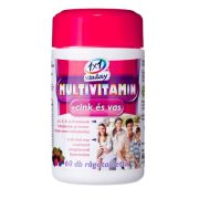 1x1 Vitaday rágótabletta multivitamin + cink + vas 60db