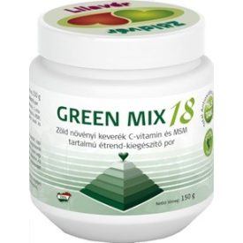   Zöldvér green mix 18 zöld növényi keverék c-vitaminnal + msm por 150g