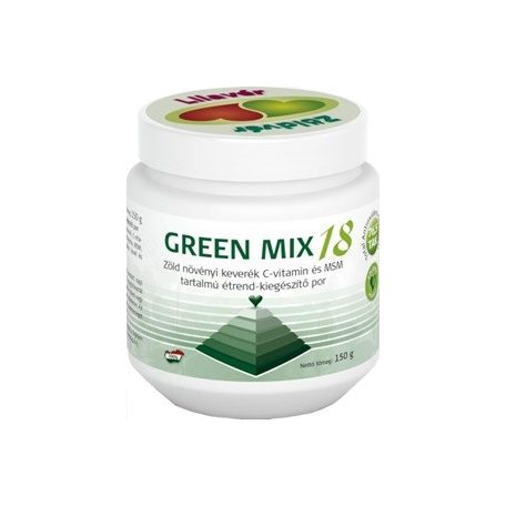 Zöldvér green mix 18 zöld növényi keverék c-vitaminnal + msm por 150g