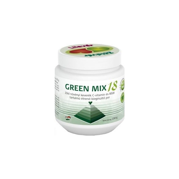 Zöldvér green mix 18 zöld növényi keverék c-vitaminnal + msm por 150g