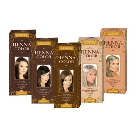 Henna Color hajfesték 2 borostyán 75ml