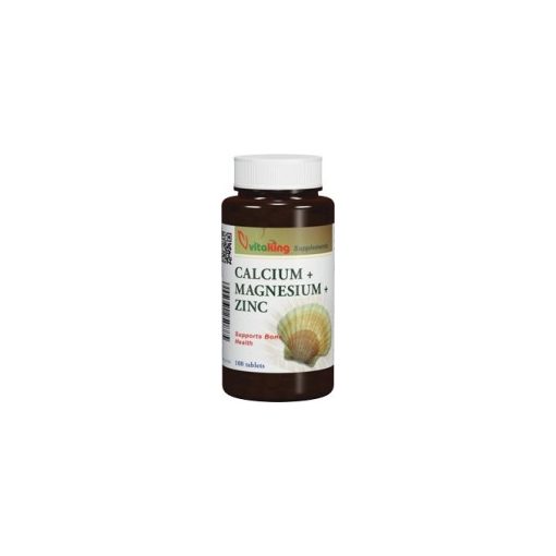 Vitaking Kalcium Magnézium Cink Tabletta 100db