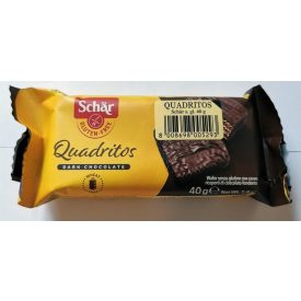 GLUTÉNMENTES SCHAR QUADRITOS KAKAÓS OSTYA 40G
