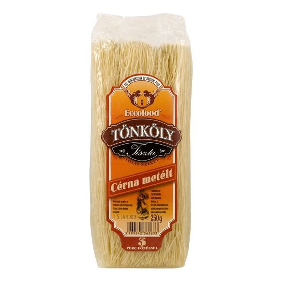 Eccofood tönköly fehér cérnametélt 250g