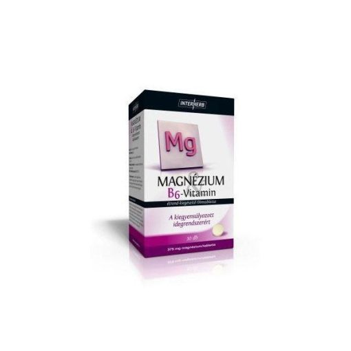 Interherb Magnézium + B6-Vitamin tabletta 30db