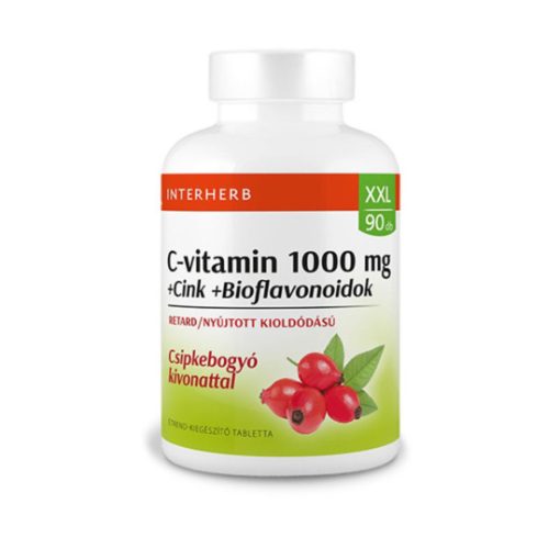 Interherb C-vitamin csipkebogyó kivonattal tabletta 500 mg 60db