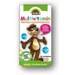 Sunlife málna ízű multivitamin rágótabletta 60db