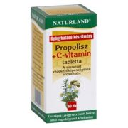 Naturland Propolisz tabletta + C-vitamin 20db