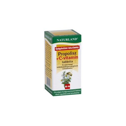 Naturland Propolisz tabletta + C-vitamin 20db