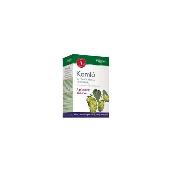 INTERHERB NAPI 1 KOMLÓ EXTRAKTUM + B-KOMPLEX KAPSZULA 30DB