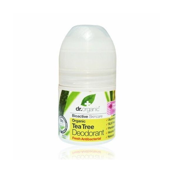 Dr.organic golyós dezodor teafa 50ml