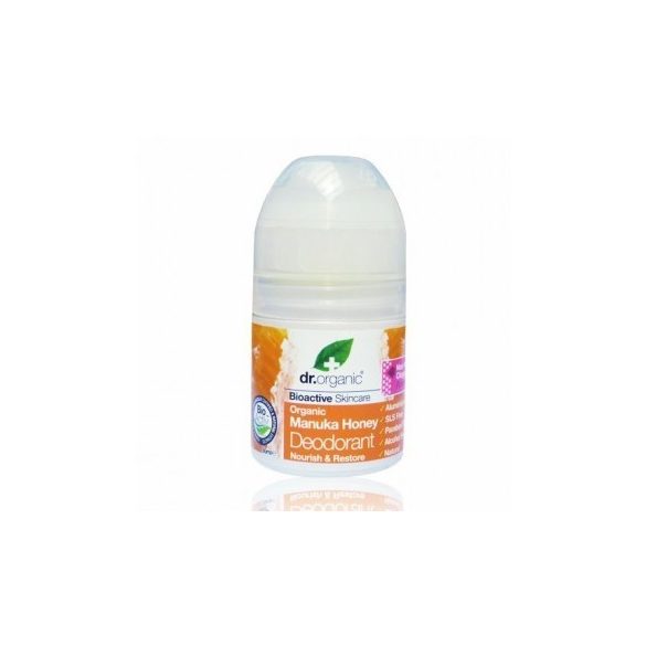 Dr.organic golyós dezodor manuka mézes 50ml