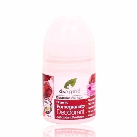 Dr.organic golyós dezodor gránátalma 50ml
