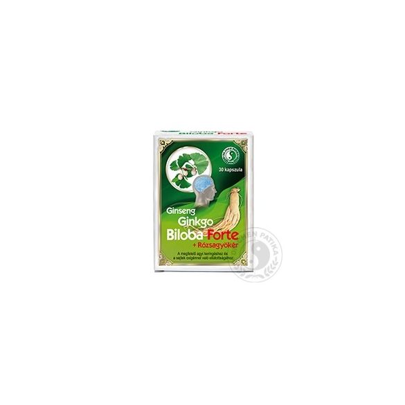 DR.CHEN GINSENG GINKGO BILOBA FORTE KAPSZULA 30DB