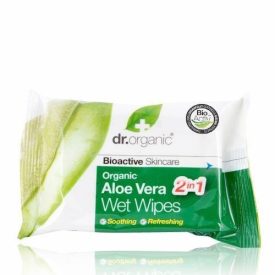 Dr.organic törlőkendő aloe vera 20db