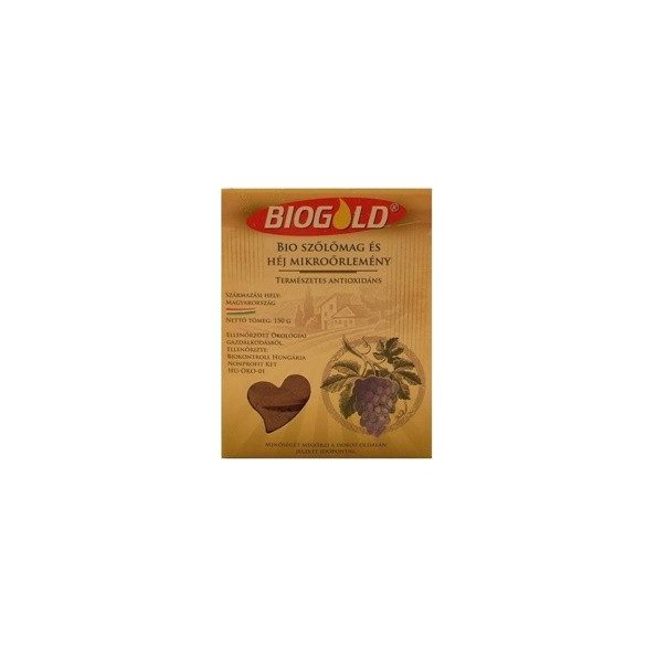 BIO BIOGOLD SZŐLŐMAG MIKROŐRLEMÉNY 150G