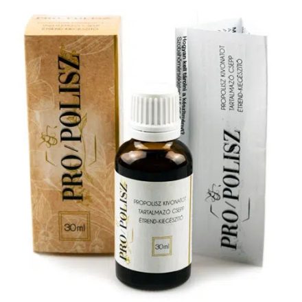 PRO/POLISZ PROPOLISZ KIVONATOT TARTALMAZÓ ALKOHOLOS CSEPP 30ML