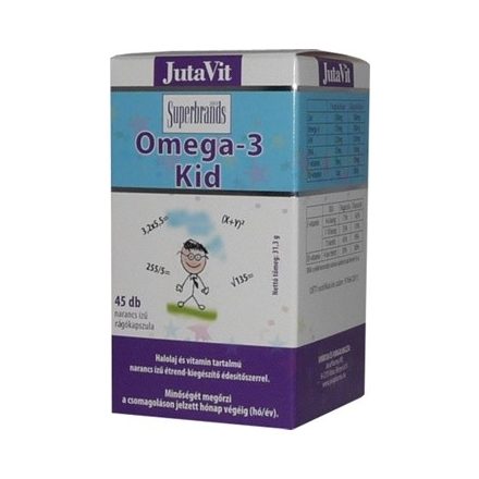 Jutavit omega-3 kid rágókapszula 45db