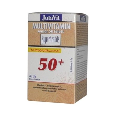 Jutavit multivitamin senior 50+ tabletta 45db