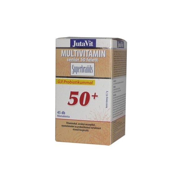 Jutavit multivitamin senior 50+ tabletta 45db