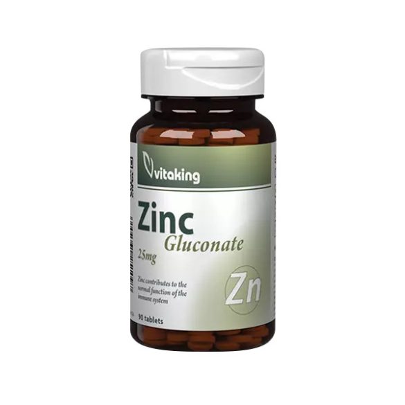 VITAKING CINK GLUCONAT 25MG TABLETTA 90DB