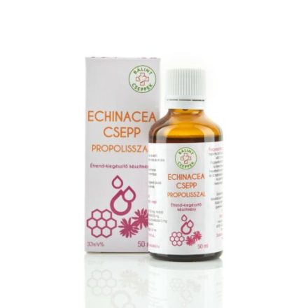 BÁLINT CSEPPEK ECHINACEA CSEPP PROPOLISSZAL ÉTREND-KIEGÉSZÍTŐ KÉSZÍTMÉNY 50ML