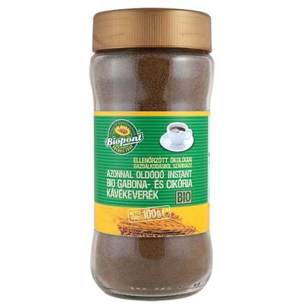 BIO BIOPONT GABONAKÁVÉ-KEVERÉK INSTANT, ÜVEGES 100G