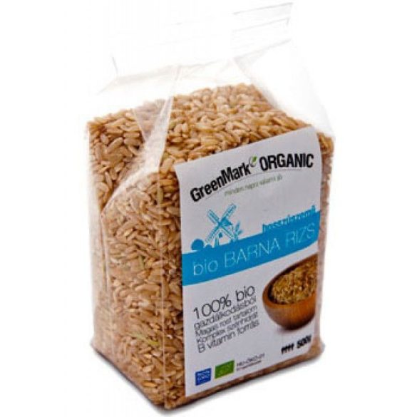 BIO GREENMARK RIZS BARNA HOSSZÚSZEMÚ 500G