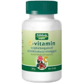   Zöldvér c-vitamin kapszula csipkebogyóval és hibiszkusszal 78db