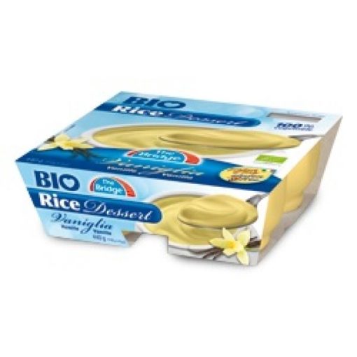 Bio bridge rizs desszert vaníliás 4x110g