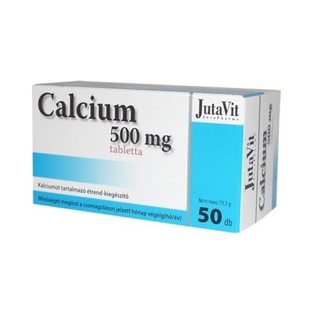 Jutavit kálcium 500mg tabletta 50db