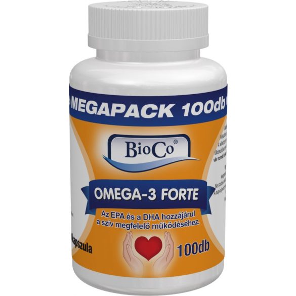 BIOCO OMEGA-3 FORTE KAPSZULA MEGAPACK 100DB