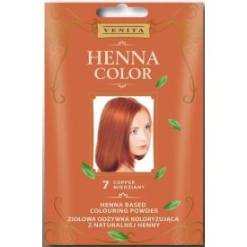 Henna Color hajszínezőpor 7 rézvörös 25g