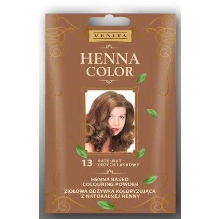 Henna Color hajszínezőpor 13 mogyoróbarna 25g