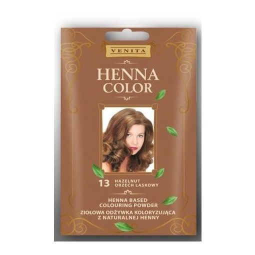Henna Color hajszínezőpor 13 mogyoróbarna 25g