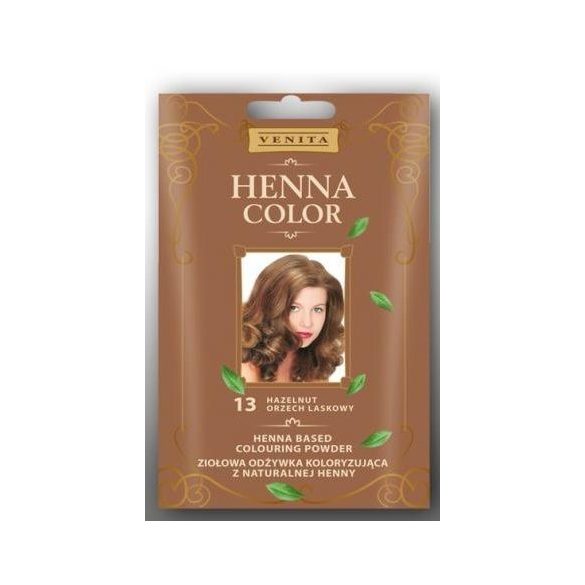 Henna Color hajszínezőpor 13 mogyoróbarna 25g