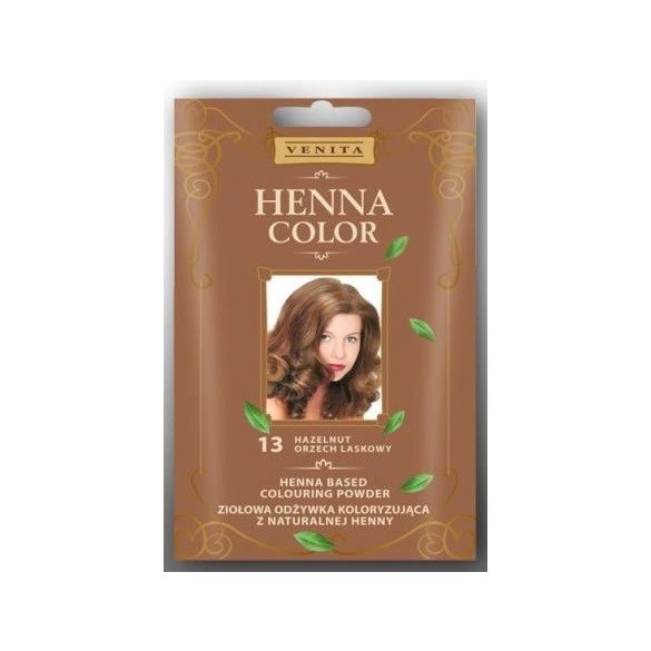 Henna Color hajszínezőpor 19 fekete csokoládé 25g