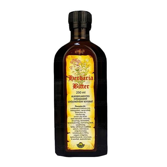 HERBÁRIA HERBAL BITTER SVÉDKESERŰ 250ML
