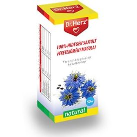 DR.HERZ FEKETEKÖMÉNYMAG OLAJ 100% HIDEGEN SAJTOLT 50ML