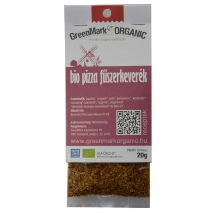 BIO GREENMARK PIZZA FŰSZERKEVERÉK 20G