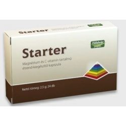 Zöldvér starter magnézium és c-vitamin kapszula 24db