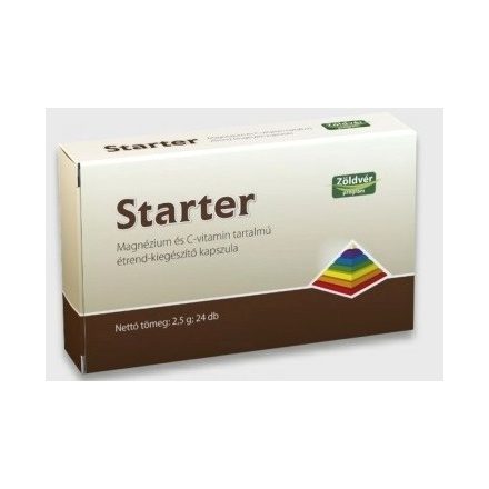Zöldvér starter magnézium és c-vitamin kapszula 24db