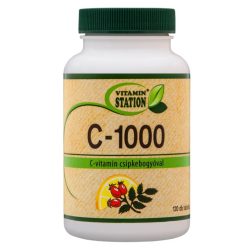 VITAMIN STATION C-1000+CSIPKEBOGYÓ TABLETTA 120DB