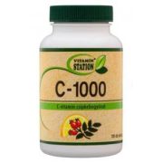 VITAMIN STATION C-1000+CSIPKEBOGYÓ TABLETTA 60DB
